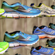shoe display at a store